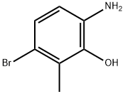 Phenol, 6-amino-3-bromo-2-methyl- Struktur