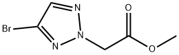 Methyl 4-bromo-2H-1,2,3-triazole-2-acetate Struktur