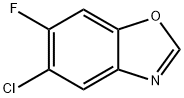 5-Chloro-6-Fluoro-1,3-benzoxazole Struktur