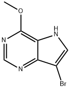 7-bromo-4-methoxy-5H-pyrrolo[3,2-d]pyrimidine Struktur