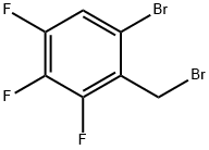 1-Bromo-2-(bromomethyl)-3,4,5-trifluorobenzene Struktur