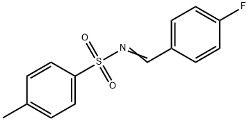 Benzenesulfonamide, N-[(4-fluorophenyl)methylene]-4-methyl- Struktur