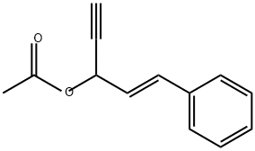 1-Penten-4-yn-3-ol, 1-phenyl-, 3-acetate, (1E)- Struktur