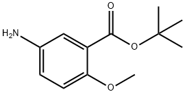 Benzoic acid, 5-amino-2-methoxy-, 1,1-dimethylethyl ester Struktur