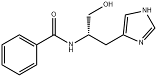 Benzamide, N-[(1S)-2-hydroxy-1-(1H-imidazol-4-ylmethyl)ethyl]- (9CI) Struktur