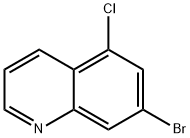 Quinoline, 7-bromo-5-chloro- Struktur