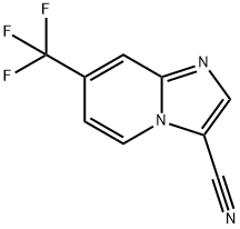 7-(Trifluoromethyl)imidazo[1,2-a]pyridine-3-carbonitrile Struktur