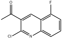 1-(2-Chloro-5-fluoroquinolin-3-yl)ethanone Struktur