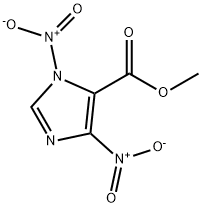 1H-Imidazole-5-carboxylic acid, 1,4-dinitro-, methyl ester Struktur