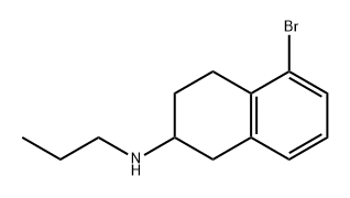 2-Naphthalenamine, 5-bromo-1,2,3,4-tetrahydro-N-propyl- Struktur