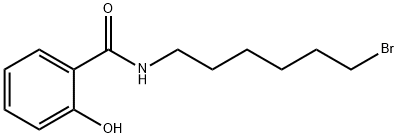 Benzamide, N-(6-bromohexyl)-2-hydroxy- Struktur