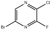 Pyrazine, 5-bromo-2-chloro-3-fluoro- Struktur