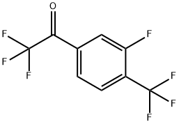 4'-(Trifluoromethyl)-2,2,2,3'-tetrafluoroacetophenone Struktur