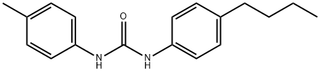 Urea, N-(4-butylphenyl)-N'-(4-methylphenyl)- Struktur