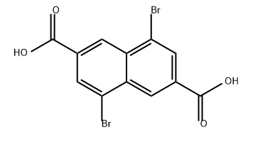 2,6-Naphthalenedicarboxylic acid, 4,8-dibromo- Struktur