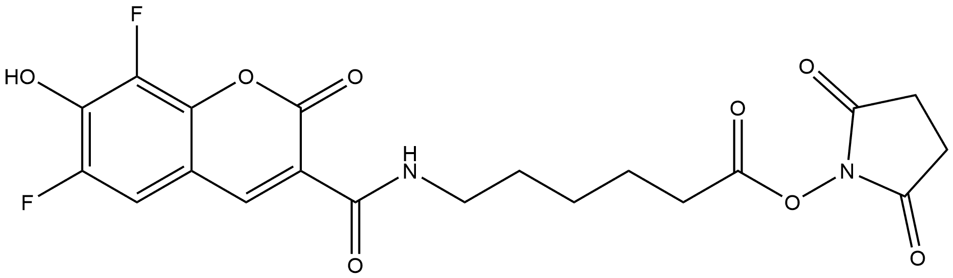 Pacific Blue-X NHS Ester Struktur