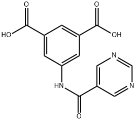 1,3-Benzenedicarboxylic acid, 5-[(5-pyrimidinylcarbonyl)amino]-