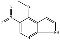 4-methoxy-5-nitro-1H-pyrrolo[2,3-b]pyridine Struktur