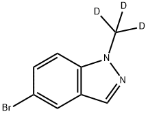 5-Bromo-1-(methyl-d3)-1H-indazole Struktur