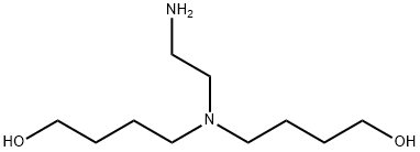 1-Butanol, 4,4'-[(2-aminoethyl)imino]bis- (9CI) Struktur