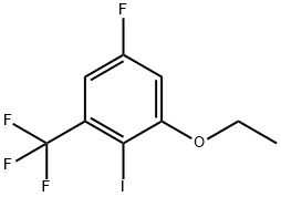 1-Ethoxy-5-fluoro-2-iodo-3-(trifluoromethyl)benzene Struktur