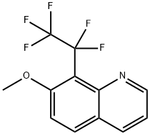 7-Methoxy-8-(pentafluoroethyl)quinoline Struktur