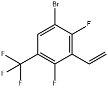 3-Bromo-2,6-difluoro-5-(trifluoromethyl)styrene Struktur