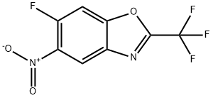 6-Fluoro-5-nitro-2-(triFluoromethyl)-1,3-benzoxazole Struktur