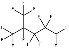 1,1,2,2,3,3,4,5,5,5-Decafluoro-4-(trifluoromethyl)pentane Struktur