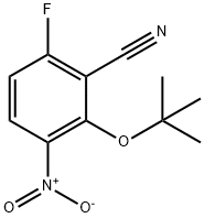 2-(tert-Butoxy)-6-fluoro-3-nitrobenzonitrile Struktur