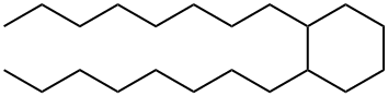 1,2-Dioctylcyclohexane Struktur