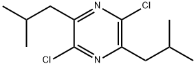 Pyrazine, 2,5-dichloro-3,6-bis(2-methylpropyl)- Struktur