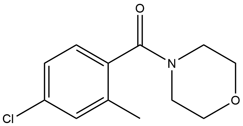 (4-chloro-2-methylphenyl)(morpholino)methanone Struktur