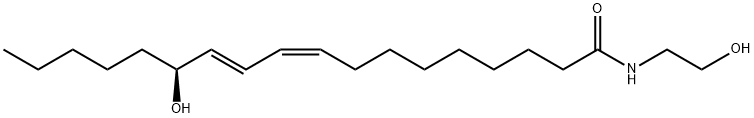 9,11-Octadecadienamide, 13-hydroxy-N-(2-hydroxyethyl)-, (9Z,11E,13S)- Struktur