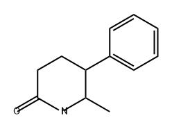 2-Piperidinone, 6-methyl-5-phenyl- Struktur