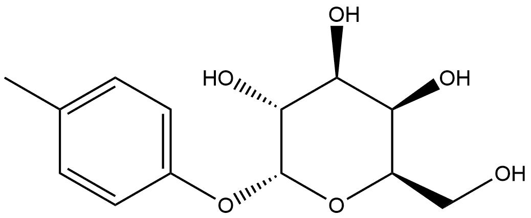 p-Tolyl-α-D-galactopyranoside Struktur