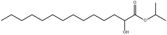 Tetradecanoic acid 2-hydroxy-1-methylethyl ester Struktur