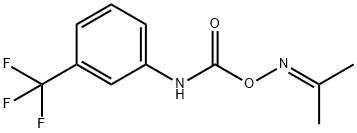 2-Propanone, O-[[[3-(trifluoromethyl)phenyl]amino]carbonyl]oxime (9CI) Struktur