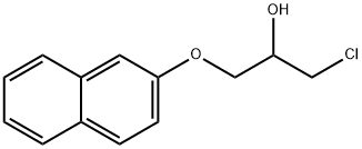 2-Propanol, 1-chloro-3-(2-naphthalenyloxy)- Struktur