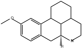 1H-Dibenzo[de,g]quinoline, 2,3,3a,4,5,6,6a,7,11b,11c-decahydro-10-methoxy-, (6aS)- Struktur