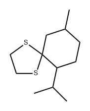 1,4-Dithiaspiro[4.5]decane, 7-methyl-10-(1-methylethyl)- Struktur