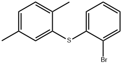 Benzene, 2-[(2-bromophenyl)thio]-1,4-dimethyl- Struktur