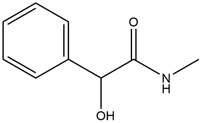 Benzeneacetamide, α-hydroxy-N-methyl- Struktur