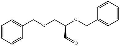 Propanal, 2,3-bis(phenylmethoxy)-, (2R)- Struktur