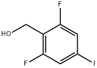 Benzenemethanol, 2,6-difluoro-4-iodo- Struktur