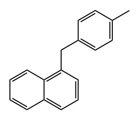 Naphthalene, 1-[(4-methylphenyl)methyl]- Struktur