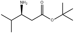 Pentanoic acid, 3-amino-4-methyl-, 1,1-dimethylethyl ester, (3S)- Struktur