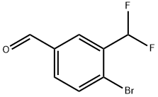 4-Bromo-3-(difluoromethyl)benzaldehyde Struktur