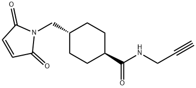 Mal-AMCHC-N-Propargylamide Struktur