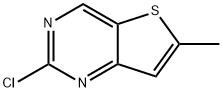 Thieno[3,2-d]pyrimidine, 2-chloro-6-methyl- Struktur